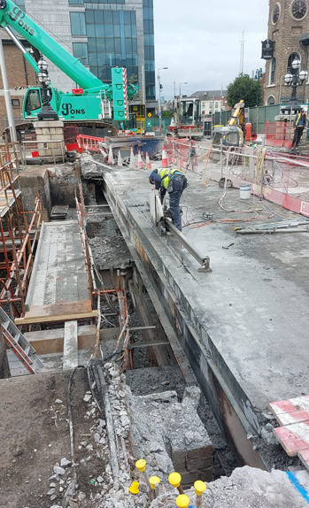 South Parapet Removal