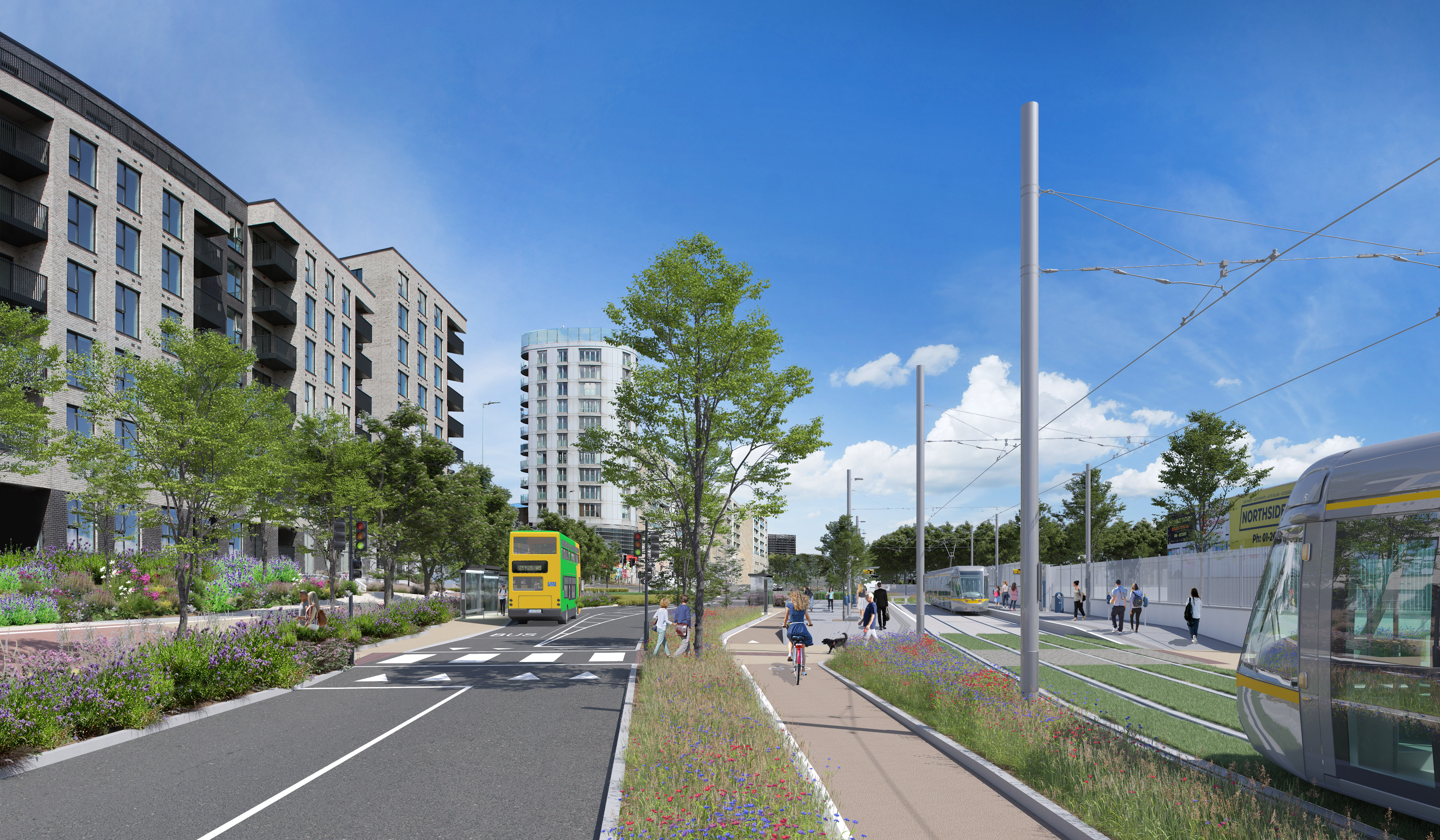Luas Finglas - St. Margaret's Rd
